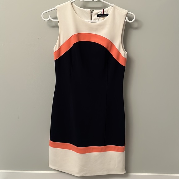 Tommy Hilfiger Essential Ponte Colourblock dress - Picture 5 of 6